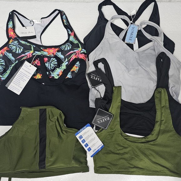 Amazon Other - Womens Sz‎ SMALL Sports Bra Swim Tops NWT